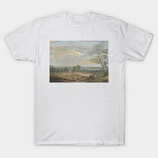 A Distant View of Maidstone, from Lower Bell Inn, Boxley Hill by Paul Sandby T-Shirt